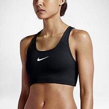 Load image into Gallery viewer, Women's Nike Swoosh Sports Bra, Sports Bra for Women with Compression &amp; Medium Support, Black/White, XL
