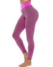 Load image into Gallery viewer, AIMILIA Butt Lifting Anti Cellulite Leggings for Women High Waisted Yoga Pants Workout Tummy Control Sport Tights - Y-tight-pink

