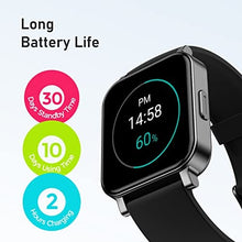 Load image into Gallery viewer, Imzuc Smart Watch, Health Fitness Tracker for Women &amp; Men, Touchscreen Smartwatch with Heart Rate Tracking, Sleep Monitor &amp; SpO2, IP68 Waterproof Sports Watch Compatible with Android &amp; iOS Phones
