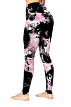 Load image into Gallery viewer, NC Women's high Waist Stretch Printed Yoga Pants Leggings Outdoor Sports Fitness Exercise Leggings 9 Points Pants Women (BS014-29, X-Large)
