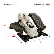 Load image into Gallery viewer, Sunny Health &amp; Fitness Fully Assembled Magnetic Under Desk Elliptical Peddler – SF-E3872
