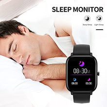 Load image into Gallery viewer, Fitness Tracker Blood Pressure Heart Rate Monitor Blood Oxygen Activity Tracker Pedometer Big Fitness Tracker Sleep Monitor Smart Watches for Women Men
