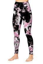 Load image into Gallery viewer, NC Women's high Waist Stretch Printed Yoga Pants Leggings Outdoor Sports Fitness Exercise Leggings 9 Points Pants Women (BS014-29, X-Large)
