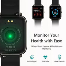 Load image into Gallery viewer, Smart Watch, KALINCO Fitness Tracker with Heart Rate Monitor, Blood Pressure, Blood Oxygen Tracking, 1.4 Inch Touch Screen Smartwatch Fitness Watch for Women Men Compatible with Android iPhone iOS
