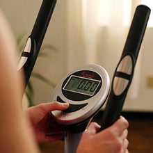 Load image into Gallery viewer, Sunny Health &amp; Fitness SF-E905 Elliptical Machine Cross Trainer with 8 Level Resistance and Digital Monitor , Gray, White, 28 L x 17 W x 57 H

