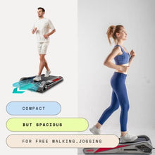 Load image into Gallery viewer, Under Desk Treadmill Motorized Folding Small Walking Treadmills for Home &amp; Office Egofit Walker Pro M1, Installation-Free with LCD Display, Compact Fit Standing Desk Treadmills
