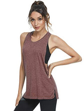 Load image into Gallery viewer, Cosy Pyro Workout Tank Tops for Women Lightweight Running Tanks Basic Gym Tops Sleeveless Athletic Yoga Shirts-4 Pack Black/Light Gray/White/Wine XL
