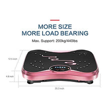 Load image into Gallery viewer, NIMTO Vibration Plate Exercise Machine Whole Body Workout Vibration Fitness Platform for Home Fitness &amp; Weight Loss + Remote + Loop Resistance Bands, 999 Levels
