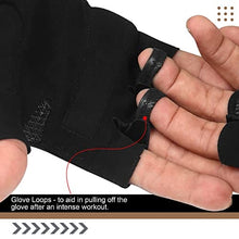 Load image into Gallery viewer, OXDAO Workout Weightlifting Gym Gloves for Men &amp; Women with Wrist &amp; Full Palm Protection, for Weight Lifting, Powerlifting, Training, Fitness, Hanging, Pull ups…
