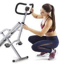 Load image into Gallery viewer, Marcy Squat Rider Machine for Glutes and Quads Workout XJ-6334, Silver &amp; Black
