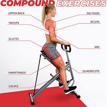 Load image into Gallery viewer, Sunny Health &amp; Fitness Squat Assist Row-N-Ride™ Trainer for Glutes Workout with Online Training Video
