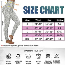 Load image into Gallery viewer, Murandick Textured Leggings for Women Scrunch High Waist Textured Yoga Workout Pants - Grey White
