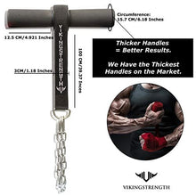 Load image into Gallery viewer, VIKINGSTRENGTH Forearm Blaster- Fat Thick Grips Forearm Strength Excercise Equipment for Men and Woman. Thick Wrist Roller Grips for Muscle Building and Injury Prevention Hand Grip Strengthener
