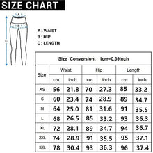 Load image into Gallery viewer, FSIGOM Women's High WAIS Yoga Pants Workout Soft Tights Fitness Printed Tummy Control Leggings (Black, S)
