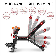 Load image into Gallery viewer, Adjustable Weight Bench - Utility Weight Benches for Full Body Workout, Foldable Flat/Incline/Decline Exercise Multi-Purpose Bench for Home Gym
