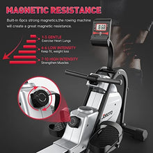 Load image into Gallery viewer, JOROTO Magnetic Rower Rowing Machine with LCD Display 300LB Weight Capacity Row Machine Exercise Rower for Home Gym (MR35)
