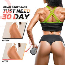 Load image into Gallery viewer, Renoj Resistance Bands , Booty Bands for Women, 3 Levels Exercise Workout Bands for Legs and Butt
