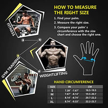 Load image into Gallery viewer, ihuan Weight Lifting Gym Workout Gloves with Wrist Wrap Support for Men &amp; Women, Full Palm Protection, for Weightlifting, Training, Fitness, Exercise, Pull ups
