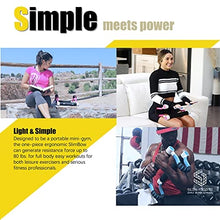 Load image into Gallery viewer, The Slimbow Low Impact at Home Workout Equipment - Multifunctional Exerciser for Abs, Thighs, Glutes, Calves, Upper and Lower Body, Lightweight, Portable and Compact Exercise for Total Body Toning and Strength
