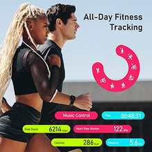 Load image into Gallery viewer, Imzuc Smart Watch, Health Fitness Tracker for Women &amp; Men, Touchscreen Smartwatch with Heart Rate Tracking, Sleep Monitor &amp; SpO2, IP68 Waterproof Sports Watch Compatible with Android &amp; iOS Phones
