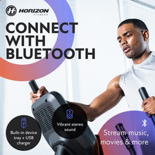 Load image into Gallery viewer, Horizon Fitness EX-59 Elliptical Trainer Exercise Machine for Home Workout, Fitness &amp; Cardio, Compact Cross-Trainer with Bluetooth, Built-in Speakers, 10 Resistance Levels, 300 lb Weight Capacity
