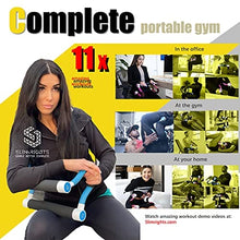 Load image into Gallery viewer, The Slimbow Low Impact at Home Workout Equipment - Multifunctional Exerciser for Abs, Thighs, Glutes, Calves, Upper and Lower Body, Lightweight, Portable and Compact Exercise for Total Body Toning and Strength
