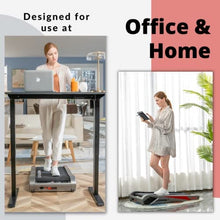 Load image into Gallery viewer, Under Desk Treadmill Motorized Folding Small Walking Treadmills for Home &amp; Office Egofit Walker Pro M1, Installation-Free with LCD Display, Compact Fit Standing Desk Treadmills
