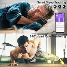 Load image into Gallery viewer, IOWODO X5 Fitness Tracker for Men Health and Fitness Smartwatch with Heart Rate &amp; Sleep Monitor Waterproof Activity Tracker Smart Watch Tracking Steps, Calories, Distance for Android &amp; iOS (2 Bands)

