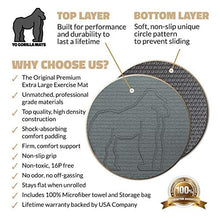 Load image into Gallery viewer, Premium Extra Large Exercise Mat - 8' x 4' x 1/4" Ultra Durable, Non-Slip, Workout Mats for Home Gym Flooring - Jump, Cardio, MMA Mat - Use With or Without Shoes (96" Long x 48" Wide x 6mm Thick)
