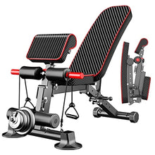 Load image into Gallery viewer, Adjustable Weight Bench - Utility Weight Benches for Full Body Workout, Foldable Flat/Incline/Decline Exercise Multi-Purpose Bench for Home Gym
