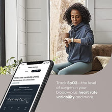Load image into Gallery viewer, Fitbit Charge 5 Advanced Fitness &amp; Health Tracker with Built-in GPS, Stress Management Tools, Sleep Tracking, 24/7 Heart Rate and More, Lunar White/Soft Gold, One Size (S &amp;L Bands Included)
