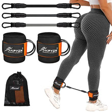 Load image into Gallery viewer, Ankle Bands for Working Out, Ankle Resistance Band with Cuffs, Resistance Bands for Leg Butt Training Exercise Equipment for Kickbacks Hip Gluteus Training Exercises, Ankle Strap with Exercise Bands

