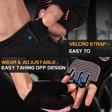 Load image into Gallery viewer, Sunnex Gym Gloves for Women, Workout Gloves Women, Fingerless Gloves for Weightlifting, Lightweight Breathable Fitness Gloves, Sports Gloves for Training Lifting Weight Cycling Climbing Rowing
