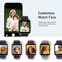 Load image into Gallery viewer, Imzuc Smart Watch, Health Fitness Tracker for Women &amp; Men, Touchscreen Smartwatch with Heart Rate Tracking, Sleep Monitor &amp; SpO2, IP68 Waterproof Sports Watch Compatible with Android &amp; iOS Phones
