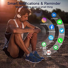 Load image into Gallery viewer, IOWODO X5 Fitness Tracker for Men Health and Fitness Smartwatch with Heart Rate &amp; Sleep Monitor Waterproof Activity Tracker Smart Watch Tracking Steps, Calories, Distance for Android &amp; iOS (2 Bands)
