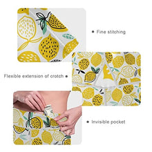 Load image into Gallery viewer, visesunny High Waist Yoga Pants with Pockets Summer Lemon with Dot Buttery Soft Tummy Control Running Workout Pants 4 Way Stretch Pocket Leggings
