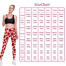 Load image into Gallery viewer, visesunny High Waist Yoga Pants with Pockets Poppy Seamless Pattern Buttery Soft Tummy Control Running Workout Pants 4 Way Stretch Pocket Leggings

