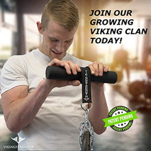 Load image into Gallery viewer, VIKINGSTRENGTH Forearm Blaster- Fat Thick Grips Forearm Strength Excercise Equipment for Men and Woman. Thick Wrist Roller Grips for Muscle Building and Injury Prevention Hand Grip Strengthener
