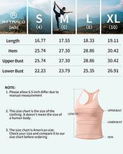 Load image into Gallery viewer, ATTRACO Women Black Workout Cropped Tops with Built in Bra Ribbed Tank Tops Slim Fit
