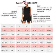 Load image into Gallery viewer, BALEAF Women's Workout Tank Tops Sleeveless Running Shirts Activewear Gym Tops Black Size
