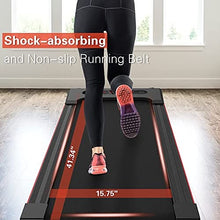 Load image into Gallery viewer, GOYOUTH 2 in 1 Under Desk Electric Treadmill Motorized Exercise Machine with Wireless Speaker, Remote Control and LED Display, Walking Jogging Machine for Home/Office Use
