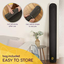 Load image into Gallery viewer, Large Yoga Mat 7'x5'x8mm Extra Thick, Durable, Eco-Friendly, Non-Slip &amp; Odorless Barefoot Exercise and Premium Fitness Home Gym Flooring Mat by ActiveGear - Black
