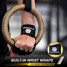 Load image into Gallery viewer, Fit Active Sports New Ventilated Weight Lifting Gloves with Built-in Wrist Wraps, Full Palm Protection &amp; Extra Grip. Great for Pull Ups, Cross Training, Fitness &amp; Weightlifting. (Men &amp; Women)
