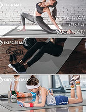Load image into Gallery viewer, Yoga Mat with Strap, 1/3 Inch Extra Thick Yoga Mat Double-sided Non Slip, Professional TPE Yoga Mats for Women Men, Workout Mat for Yoga, Pilates and Floor Exercises
