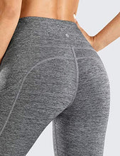 Load image into Gallery viewer, CRZ YOGA Women's Naked Feeling Workout Leggings 25 Inches - High Waisted Yoga Pants with Side Pockets Double Ash
