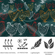 Load image into Gallery viewer, visesunny High Waist Yoga Pants with Pockets Rooster Dot Decorative Buttery Soft Tummy Control Running Workout Pants 4 Way Stretch Pocket Leggings
