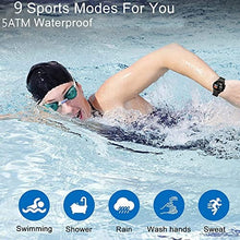 Load image into Gallery viewer, IOWODO X5 Fitness Tracker for Men Health and Fitness Smartwatch with Heart Rate &amp; Sleep Monitor Waterproof Activity Tracker Smart Watch Tracking Steps, Calories, Distance for Android &amp; iOS (2 Bands)
