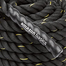 Load image into Gallery viewer, Heavy Exercise Training Workout Battle Rope, 28.7 Foot x 1.5 Inch, Black
