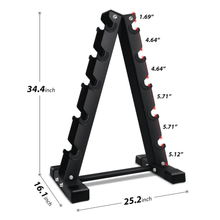 Load image into Gallery viewer, A-Frame Dumbbell Rack Stand Gym Weight Training - The Home Fitness Corp
