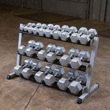 Load image into Gallery viewer, Body-Solid 48" 3-Tier Dumbbell Rack Storage Rack - The Home Fitness Corp
